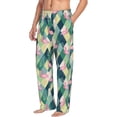 thumbnail image 1 of Goofa Flamingo Printed Soft Pajama Pants for Men, Wide Leg Comfy Casual Lounge Yoga Pants-Small, 1 of 9