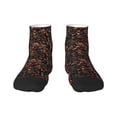 thumbnail image 1 of Goofa Floral Pattern Non Slip Socks with Grips for Elderly, Crew Socks Yoga Hospital Socks Cushioned Sole Gripper Socks for Men Women, 1 of 5