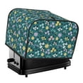 thumbnail image 1 of Goofa Floral Print Toaster Cover 4 Slice, Four Slice Bread Machine Cover Quilted Toaster Covers Bread Maker Cover Kitchen Appliance Cover, 1 of 7