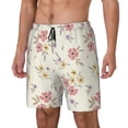 thumbnail image 1 of Goofa Floral Printed Men's Swim Trunks Board Shorts Quick Dry Mens Swimming Trunks with Compression Liner,Breathable Fit Hawaii Beach Shorts-XX-Large, 1 of 9