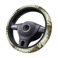 thumbnail image 1 of Goofa Floral Rhino With Birds Pattern Elastic Stretch Steering Wheel Cover,Universal 15 inch, Microfiber Breathable Ice Silk, Anti-Slip, Odorless, Easy Carry, 1 of 8