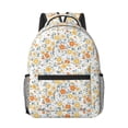 thumbnail image 1 of Goofa Floral1 Pattern Comfortable Student Backpack - Ergonomic Design, Durable, Water-Resistant, Multi-Compartment,Travel, and Outdoor Activities, 1 of 5