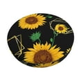 thumbnail image 1 of Goofa Flower (2) Printed Stool Covers Round, Waterproof Round Bar Stool Covers Anti-Slip Round Bar Stool Seat Cover with Elastic Bands Durable -12 inch, 1 of 7