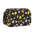 thumbnail image 1 of Goofa Flower Butterfly Pattern Double Layer Pen Pencil Case, Protective Large Capacity Storage Organizer Pen Pouch, Office College Supplies for Teens Adults, 1 of 7
