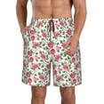 thumbnail image 1 of Goofa Flower Printed Mens Swim Trunks Summer Quick Dry Short Beach Swimwear Bathing Suits-, 1 of 9