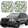 thumbnail image 1 of Goofa Flowers and Cactus Pattern 2 Piece Car Windshield Sun Shade Foldable | Front Windshield Shade for Sun, Heat and UV Rays | Sunshade for Car Front Window-Medium, 1 of 7