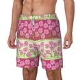 thumbnail image 1 of Goofa Flowers Printed Men's Swim Trunks Board Shorts Quick Dry Mens Swimming Trunks with Compression Liner,Breathable Fit Hawaii Beach Shorts-Large, 1 of 9