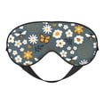 thumbnail image 1 of Goofa Flowers and Bee Printed Sleep Eye Mask for Men Women, Zero Eye Pressure Sleeping Mask, Light Blocking Night Blindfold, Soft Eye Shade Cover, 1 of 7