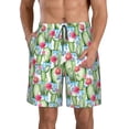 thumbnail image 1 of Goofa Flowers and Cactus Printed Mens Swim Trunks Summer Quick Dry Short Beach Swimwear Bathing Suits-XX-Large, 1 of 9