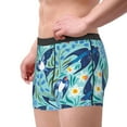 thumbnail image 1 of Goofa Flying Swallows Printed Men's Boxer Briefs Underwear, Moisture-Wicking Underwear, Trunk,Soft and Breathable Cotton Underwear-Medium, 1 of 9