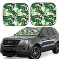 thumbnail image 1 of Goofa Football 7 Pattern 2 Piece Car Windshield Sun Shade Foldable | Front Windshield Shade for Sun, Heat and UV Rays | Sunshade for Car Front Window-, 1 of 7