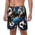 thumbnail image 1 of Goofa Football Printed Men's Swim Trunks Board Shorts Quick Dry Mens Swimming Trunks with Compression Liner,Breathable Fit Hawaii Beach Shorts-XX-Large, 1 of 9