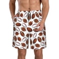 thumbnail image 1 of Goofa Football Printed Mens Swim Trunks Summer Quick Dry Short Beach Swimwear Bathing Suits-Small, 1 of 9