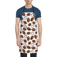 thumbnail image 1 of Goofa Football Printed Waterproof Apron 33" Chef Aprons for Men Heavy Duty Chemical Work Apron Adjustable Bib Apron, 1 of 9