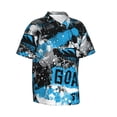 thumbnail image 1 of Goofa Football Time Hawaiian Shirt for Men, Unisex Summer Beach Casual Short Sleeve Button Down Shirts,Aloha Tropical Floral print shirt-, 1 of 9