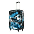 thumbnail image 1 of Goofa Football Time Pattern Luggage Covers For Suitcase,Suitcase Cover Protector Fit 18-32 Inch Luggage-Small, 1 of 9