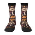 thumbnail image 1 of Goofa Forest Wild Mushroom Printed Men's Crew Socks, Soft Durable Breathable Moisture-Wicking with Odor Control Cotton socks, 1 of 9