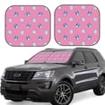 thumbnail image 1 of Goofa French Bulldog Pattern 2 Piece Car Windshield Sun Shade Foldable | Front Windshield Shade for Sun, Heat and UV Rays | Sunshade for Car Front Window-Small, 1 of 7