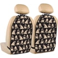 thumbnail image 1 of Goofa French Bulldog Pattern Car Back Seat Protector for Kids (2 Pack) ,Anti-kick Storage Mat for Car Seats,Shields from Footprints, 1 of 6