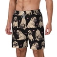 thumbnail image 1 of Goofa French Bulldog Printed Men's Swim Trunks Board Shorts Quick Dry Mens Swimming Trunks with Compression Liner,Breathable Fit Hawaii Beach Shorts-Small, 1 of 9