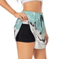 thumbnail image 1 of Goofa French Bulldog Taking a Bath Printed Women 2 in 1 Running Shorts,Quick Dry Athletic Workout Shorts,High Waisted Athletic Shorts with Liner Pockets-Medium, 1 of 9