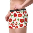 thumbnail image 1 of Goofa Fresh Red Tomato Printed Men's Boxer Briefs Underwear, Moisture-Wicking Underwear, Trunk,Soft and Breathable Cotton Underwear-Medium, 1 of 9
