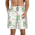 thumbnail image 1 of Goofa Frog and Mushrooms Printed Mens Swim Trunks Summer Quick Dry Short Beach Swimwear Bathing Suits-3X-Large, 1 of 9