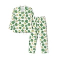thumbnail image 1 of Goofa Frogs And Tropical Leaves for 2-piece Loungewear Set Men’s Sleepwear Set Soft PJs Cozy loungewear Comfy Sleep Set Winter Pajamas-Large, 1 of 7
