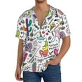 thumbnail image 1 of Goofa Fun Animal with Unicorn Printed Men's Casual Short-sleeved Shirt,Lightweight Breathable Button-down,Summer Casual men's top,Versatile Fashion shirt-Large, 1 of 7
