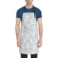 thumbnail image 1 of Goofa Fun Rabbit Printed Waterproof Apron 33" Chef Aprons for Men Heavy Duty Chemical Work Apron Adjustable Bib Apron, 1 of 9