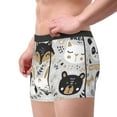 thumbnail image 1 of Goofa Funny Animals Series Printed Men's Boxer Briefs Underwear, Moisture-Wicking Underwear, Trunk,Soft and Breathable Cotton Underwear-Medium, 1 of 9