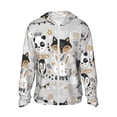 thumbnail image 1 of Goofa Funny Animals Series Printed Women's UPF 50+ Sun Protection Hoodie Jacket Lightweight Long Sleeve Sun Shirt for Women with Pocket Hiking Outdoor-Medium, 1 of 9