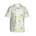 thumbnail image 1 of Goofa Funny Chicken Hawaiian Shirt for Men, Unisex Summer Beach Casual Short Sleeve Button Down Shirts,Aloha Tropical Floral print shirt-XX-Large, 1 of 9