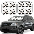 thumbnail image 1 of Goofa Funny Chicken Pattern 2 Piece Car Windshield Sun Shade Foldable | Front Windshield Shade for Sun, Heat and UV Rays | Sunshade for Car Front Window-Small, 1 of 7