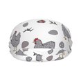Goofa Funny Chicken Pattern Sweatbands Sports Headband for Men & Women