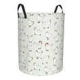 thumbnail image 1 of Goofa Funny Chicken Printed Circular Hamper,Laundry Basket with Handles,Storage Baskets Foldable,Large Capacity Laundry Hamper-, 1 of 8
