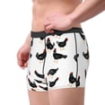 thumbnail image 1 of Goofa Funny Chicken Printed Men's Boxer Briefs Underwear, Moisture-Wicking Underwear, Trunk,Soft and Breathable Cotton Underwear-, 1 of 9