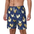 thumbnail image 1 of Goofa Funny Chicken Printed Men's Swim Trunks Board Shorts Quick Dry Mens Swimming Trunks with Compression Liner,Breathable Fit Hawaii Beach Shorts-X-Large, 1 of 9