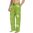 thumbnail image 1 of Goofa Funny Chicken Printed Soft Pajama Pants for Men, Wide Leg Comfy Casual Lounge Yoga Pants-, 1 of 9