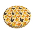 thumbnail image 1 of Goofa Funny Chicken Printed Stool Covers Round, Waterproof Round Bar Stool Covers Anti-Slip Round Bar Stool Seat Cover with Elastic Bands Durable -14 inch, 1 of 7