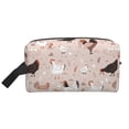 thumbnail image 1 of Goofa Funny Chicken Printed Toiletry Bag with Handle,Large Capacity Travel Makeup Cosmetic Bag for Women, Carry on Airport Airline Compliant Bag, 1 of 9