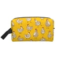 thumbnail image 1 of Goofa Funny Chicken Printed Toiletry Bag with Handle,Large Capacity Travel Makeup Cosmetic Bag for Women, Carry on Airport Airline Compliant Bag, 1 of 9