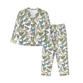 thumbnail image 1 of Goofa Funny Chicken Printed Women’s 2 Piece Pajama Set Super,Pajamas Women's Long Sleeve Sleepwear Soft Button Down Loungewear Pjs Lounge Set Nightwear-Medium, 1 of 9