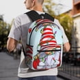 thumbnail image 1 of Goofa Funny Christmas Gnome Print Casual Backpack for Women Men,Waterproof High School Bookbag,Lightweight Travel Daypack,Classic College Backpack,Laptob Backpack, 1 of 6