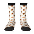 thumbnail image 1 of Goofa Funny Corgi Printed Men's Crew Socks, Soft Durable Breathable Moisture-Wicking with Odor Control Cotton socks, 1 of 9