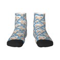 thumbnail image 1 of Goofa Funny Cute Healthy Teeth Pattern Non Slip Socks with Grips for Elderly, Crew Socks Yoga Hospital Socks Cushioned Sole Gripper Socks for Men Women, 1 of 5