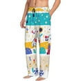 thumbnail image 1 of Goofa Funny Farm Printed Soft Pajama Pants for Men, Wide Leg Comfy Casual Lounge Yoga Pants-Medium, 1 of 9