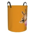 thumbnail image 1 of Goofa Funny Giraffe Blowing Bubble Printed Circular Hamper,Laundry Basket with Handles,Storage Baskets Foldable,Large Capacity Laundry Hamper-Medium, 1 of 8