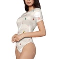 thumbnail image 1 of Goofa Funny Goose1 Printed Women Rash Guard Short Sleeve,Tummy control Swimsuit Surfing Swimsuit Bathing Suit One Piece Swimsuit UPF 50-, 1 of 9