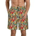 thumbnail image 1 of Goofa Funny Owl Bird Printed Mens Swim Trunks Summer Quick Dry Short Beach Swimwear Bathing Suits-XX-Large, 1 of 9